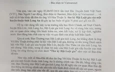 Phụ huynh vụ “cô giáo quỳ gối” không phải hội viên Hội Luật gia Long An