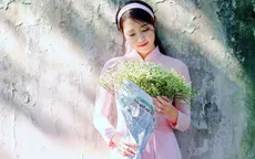 Vẻ đẹp dịu dàng của cô gái Hà thành trong những ngày nắng nhẹ