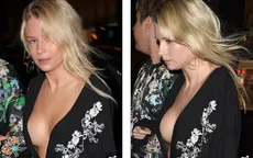 Lottie Moss hở bạo ra phố