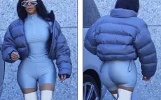 Kim Kardashian gây choáng với trang phục khó hiểu