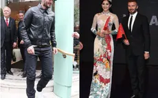 David Beckham năng động ra phố sau khi dự ra mắt xe VinFast