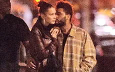 Bạn trai âu yếm hôn Bella Hadid trên phố