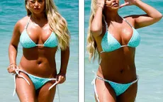 Bianca Gascoigne bốc lửa trên biển