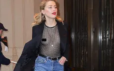 Amber Heard thản nhiên mặc áo không nội y
