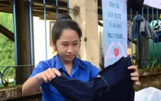 Quảng Ngãi: Bán quần áo cũ tạo quỹ giúp bệnh nhi máu trắng