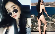 Nữ tiếp viên xinh đẹp mang 2 dòng máu Việt - Hoa, sở hữu thân hình nuột nà