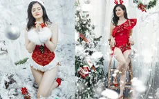 Nữ MC Hà thành đa tài tung bộ ảnh nóng bỏng đón Giáng sinh