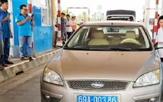 Kỷ luật tài xế lái xe biển xanh phản ứng tại trạm BOT Sóc Trăng