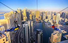Chóng mặt với đường trượt Zipline đô thị dài nhất thế giới