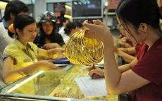 Giá vàng trong nước giảm trong phiên cuối tuần