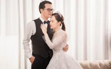 Ngắm bộ ảnh cưới ngọt ngào của NSND Trung Hiếu