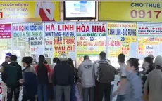 ''Cháy" vé xe Tết đi miền Trung và Tây Nguyên