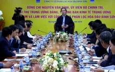 Trưởng ban Kinh tế Trung ương Nguyễn Văn Bình thăm, làm việc tại tỉnh Quảng Ngãi