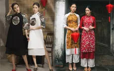 Những kiểu áo dài dành cho phái đẹp đón Tết