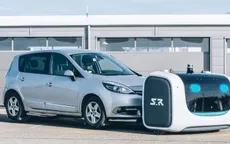 Robot giúp đậu xe ở sân bay
