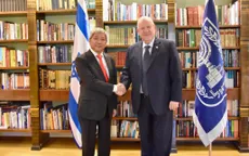 Đại sứ Việt Nam tại Israel Cao Trần Quốc Hải chào từ biệt Tổng thống Reuven Rivlin