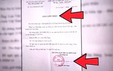 Giả mạo giấy giới thiệu của VTV để làm việc với cơ quan chức năng tại Nghệ An