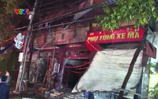 Cháy cửa hàng phụ tùng xe máy tại Lào Cai, 3 căn nhà hư hỏng nặng
