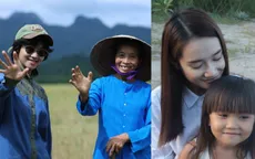 Nhã Phương, Lê Cát Trọng Lý xuất hiện giản dị trong chuyến đi từ thiện Cả nước chung tay vì người nghèo