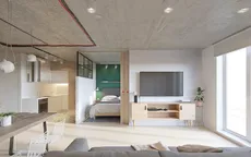 Căn hộ 25m2 có thiết kế nội thất hợp lý