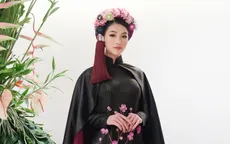 Phương Khánh diện áo dài lộng lẫy chấm thi Miss Earth 2019