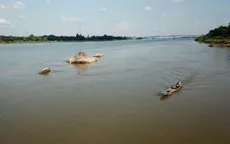 Nước sông Mekong tại tỉnh Nakhon Phanom, Thái Lan đang cạn nhanh