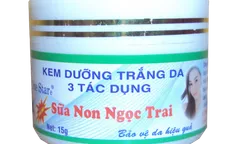 Đình chỉ lưu hành toàn quốc lô Kem dưỡng trắng da 3 tác dụng sữa non ngọc trai