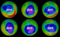 Lỗ thủng tầng ozone thu lại nhỏ nhất từ năm 1982 đến nay