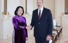 Phó Chủ tịch nước Đặng Thị Ngọc Thịnh hội kiến Tổng thống Azerbaijan Ilham Aliyev