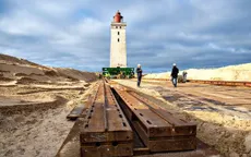 Đan Mạch di dời ngọn hải đăng 120 tuổi