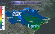 Cuối tháng, miền Bắc đón không khí lạnh mạnh