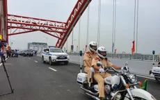 Cấm xe tải trên 7,5 tấn qua cầu Hoàng Văn Thụ