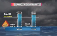 TP.HCM cảnh báo ngập sâu do triều cường đạt đỉnh