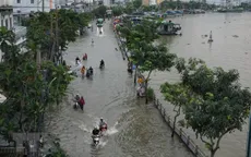 TP.HCM ngập nặng do triều cường