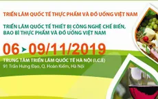 Triển lãm quốc tế thực phẩm và đồ uống Việt Nam khai mạc vào 6/11