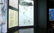 Tranh Bùi Xuân Phái qua công nghệ 3D Mapping