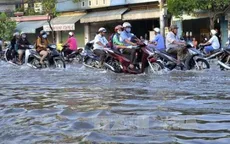 Khoảng 100 tuyến đường bị ngập trên địa bàn thành phố Cần Thơ