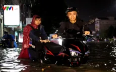 Quốc lộ 51 và 1K ngập sâu sau mưa lớn