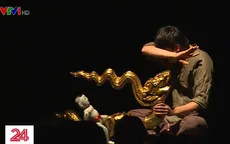 Rối người, rối nước, rối dây kết hợp trong vở diễn "Mơ rồng"