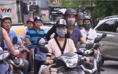 Phương tiện di chuyển chậm, ùn ứ nhẹ trên đường Điện Biên Phủ, Hà Nội