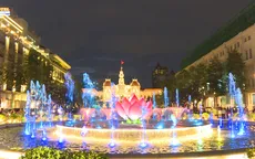 Khánh thành công trình đài phun nước nghệ thuật tại phố đi bộ.