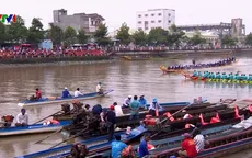 Sóc Trăng nhộn nhịp lễ hội đua ghe ngo