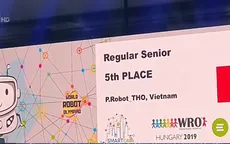Việt Nam đoạt nhiều giải thưởng tại cuộc thi sáng tạo robot toàn cầu