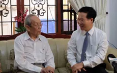 Trưởng ban Tuyên giáo Trung ương thăm, chúc mừng GS Trần Hồng Quân