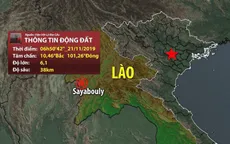 Động đất 6,1 độ richter ở Lào, nhiều chung cư tại Hà Nội rung lắc