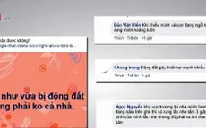 Người dân tại Nghệ An cảm nhận rung lắc vào chiều 20/11