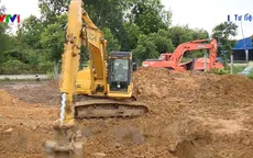 Đã khắc phục xong sự cố vỡ đường ống nước Sông Đà
