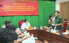 Phối hợp kiểm tra, xử lý khai thác, vận chuyển cát trái phép trên biển Cần Giờ