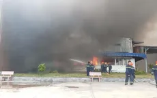 Kiểm tra hiện trường vụ cháy công ty may Nhà Bè - Sóc Trăng