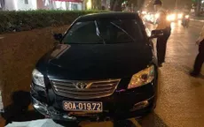 Đình chỉ tài xế xe Camry biển xanh 80A gây tai nạn rồi bỏ chạy